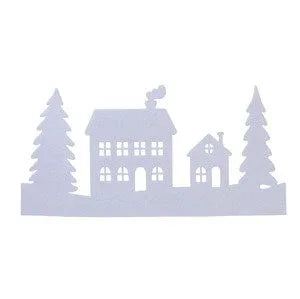 LIVARNO Home LED Window Decoration Forest Motif Felt Light Chain Festive Display - Gomix Brands Outlet